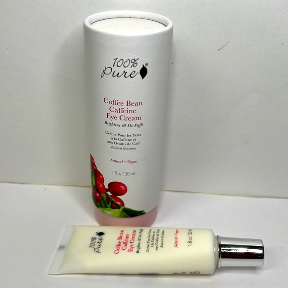 100% Pure Coffee Bean Caffeine Eye Cream 1oz - Picture 3 of 6